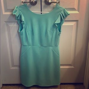 Mint dress for pink lily
